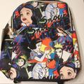 Disney Bags | Disney Snow White Print Backpack | Color: Blue/Red | Size: Os