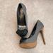 Jessica Simpson Shoes | Jessica Simpson Black Bow Pumps 7 1/2 | Color: Black/Tan | Size: 7.5