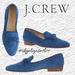 J. Crew Shoes | J. Crew Italyitalian Blue Suede Loafer Style Women’s Dress Flats/Shoes, 6.5 | Color: Blue/Tan | Size: 6.5
