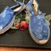 J. Crew Shoes | J. Crew Espadrilles | Color: Blue/White | Size: 10