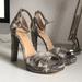 Michael Kors Shoes | Michael Kors Snake Platform Heels - Never Worn | Color: Gray/White | Size: 7