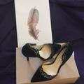 Jessica Simpson Shoes | Jessica Simpson Suede Heels | Color: Black | Size: 6