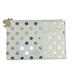 Kate Spade Bags | Kate Spade Polka Dot Pouch | Color: Cream/Gold | Size: 8.5 X 5.5 Inches