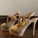 Jessica Simpson Shoes | Jessica Simpson Platform Heels | Color: Tan | Size: 8.5