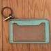 J. Crew Bags | J Crew Mint/Sandstone Keychain Wallet | Color: Blue/Tan | Size: Os