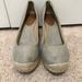 J. Crew Shoes | Jcrew Espadrille Wedges | Color: Silver | Size: 7.5