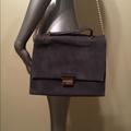 Kate Spade Bags | Kate Spade Gray Suede Satchel Handbags Purse | Color: Gray | Size: Os