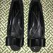 Kate Spade Shoes | Kate Spade Glitter Flats With Satin Bow Sz 6 | Color: Black | Size: 6