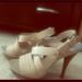 Michael Kors Shoes | Michael Kors Heels | Color: Cream/Tan | Size: 9
