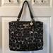 Coach Bags | Large Coach Tote Handbag & Matching Wristlet | Color: Black/Silver | Size: Os