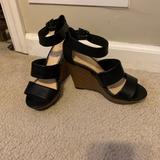Jessica Simpson Shoes | Jessica Simpson Black Wedges Size 6 | Color: Black | Size: 6