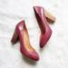 Madewell Shoes | Madewell Frankie Purple Pump Heel 9.5 | Color: Purple/Red | Size: 9.5