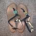 Michael Kors Shoes | Michael Kors Sandals | Color: Black/Tan | Size: 8