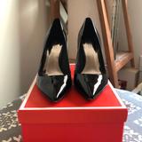 Coach Shoes | Coach Lizzie Black Patent Leather Pointed Heels | Color: Black | Size: 8.5