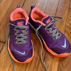 Nike Shoes | Nike Training Lunar Cross Element Shoes Size 5.5 | Color: Orange/Purple | Size: 5.5