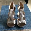 Michael Kors Shoes | Michael Kors Sandals | Color: Silver | Size: 7