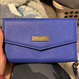 Kate Spade Bags | Kate Spade Cell Phone Clutch | Color: Blue/Gold | Size: Os