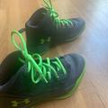 Under Armour Shoes | Never Worn Under Armour Kids Basketball Shoes | Color: Gray/Green | Size: Size Kids 4y, Eu Size 36