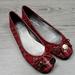 Jessica Simpson Shoes | Jessica Simpson Women's Flat Shoes Sz 8b | Color: Red | Size: 8b