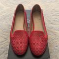 J. Crew Shoes | J. Crew Leather Loafers | Color: Red | Size: 6
