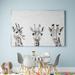 Greyleigh™ Baby & Kids Harley Towering Giraffes Canvas Art Canvas, Wood in White | 24 H x 36 W x 1.5 D in | Wayfair