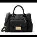 Michael Kors Bags | Michael Kors Haley Leather Satchel | Color: Black | Size: Os