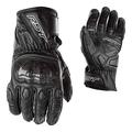 RST 2123 Stunt III CE Men's Short Sports Leather Motorcycle Gloves - Black L