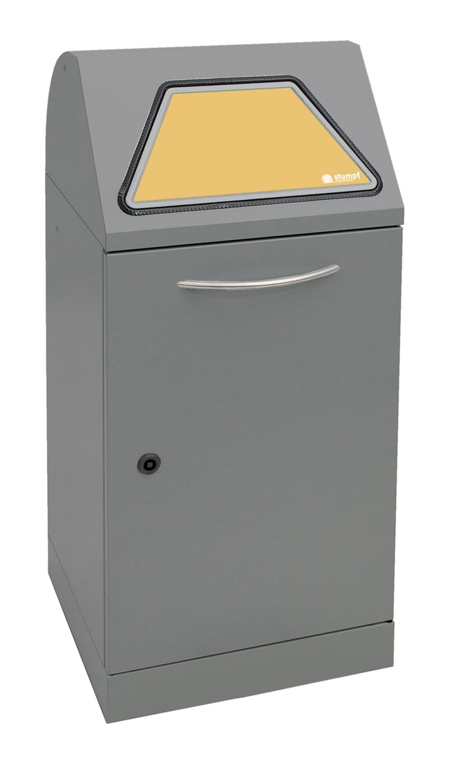 Abfalltrennung Modul-Vario 60, graualu-struktur, verz. Innenbehälter, 60 Liter Image