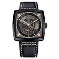 Agelocer Men's Watch Fashion Analog Automatic Watches Top Black Punk Watch Luminous Sport Watch Men and Women, VU:5603J3
