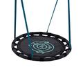 Tp Toys, Nest Swing Seat, 85cm Diameter, Black, Comfotable Kids Swinging Seat, Weather-Resistant with Padded Edge Protection, ideal for Gardens and Playgrounds, for Ages 3 years +