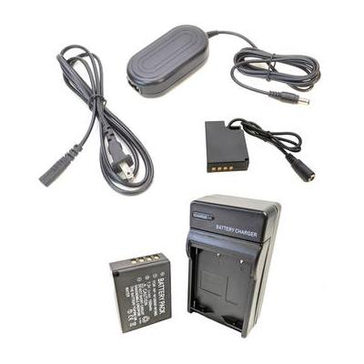 Bescor NPW126S Battery, Charger, Coupler & AC Adapter Kit for Select FUJIFILM Came NPW126SPRO