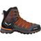 SALEWA Herren Wanderschuhe Trainer Lite Mid GTX, Größe 46 ½ in Black Out/Carrot