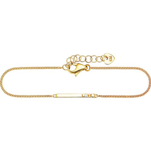 caï Caï Damen-Armband Love 925er Silber Zirkon One Size 32011491 Damen