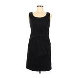 Mossimo Casual Dress - Sheath: Black Solid Dresses - Women's Size 10