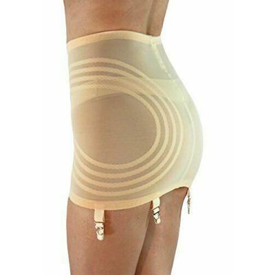 Plus Size Women's Rago Shapette Open Bottom Girdle w/ Garters by Rago in Beige (Size 7X)