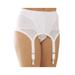 Plus Size Women's 6-Strap Garter Belt by Rago in White (Size 5X)