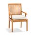 Cassara Dining Replacement Cushions - Dining Arm Chair, Custom Sunbrella Rain, Rain Resort Stripe Sand, Standard - Frontgate