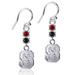 Dayna Designs NC State Wolfpack Dangle Crystal Earrings