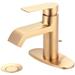 Olympia Faucets i4 Handle Lavatory Single Hole Bathroom Faucet w/ Drain Assembly | 5.75 H x 6 D in | Wayfair L-6092-WD-BG