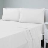 Wrought Studio™ Kentish 225 Thread Count Cotton Blend Percale Sheet Set Cotton in White | Queen | Wayfair 90C486D45EC4482D929FD952C69FBD5C