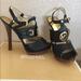 Michael Kors Shoes | Michael Kors Heels | Color: Black/Gold | Size: 7.5