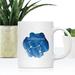 Latitude Run® Zodiac Watercolor Coffee Mug Ceramic in Blue/Brown | 3.8 H x 3.1 W in | Wayfair C8DE694F096B4D43840737D7AED394BE