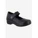 Wide Width Women's Letsee Mary Jane by Easy Street in Black (Size 8 1/2 W)