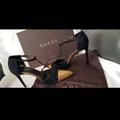 Gucci Shoes | Authentic Gucci Heels | Color: Black/Gold | Size: 6.5