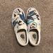 Vans Shoes | Like New Vans Exclusive Palm Tree Pattern Slip Ons | Color: Blue/White | Size: 8