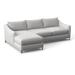 Bernhardt Monterey Patio Sectional w/ Cushions Metal/Olefin Fabric Included/Rust - Resistant Metal/Sunbrella® Fabric Included in Gray | Wayfair