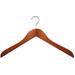 Rebrilliant Mccullum Wood Standard Hanger for Dress/Shirt/Sweater Wood in Brown | 8 H x 17 W in | Wayfair 293E886E01A349BEBBBC3A740A21AF50