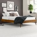 Wade Logan® Modway Margo Wood Platform Bed Frame Wood in Gray/Brown | 15 H x 63.5 W x 82.5 D in | Wayfair 22AB469C2249412D922290EB16AA1EB0