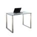 Orren Ellis Darleene Glass Desk Glass/Metal in Gray | 29.9 H x 39.4 W in | Wayfair F5C9F42CECDE4CC4B86DC5A5B2F745B2