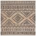 Black/Brown 84 x 0.25 in Indoor Area Rug - Union Rustic Haywa Hand-Tufted Natural/Charcoal Area Rug Cotton/Jute & Sisal | 84 W x 0.25 D in | Wayfair
